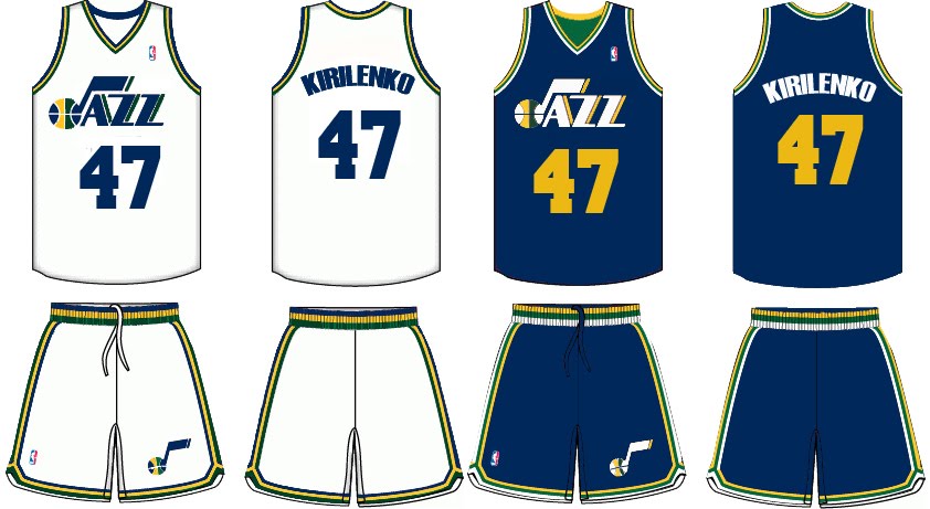 Utah Jazz Uniform 102